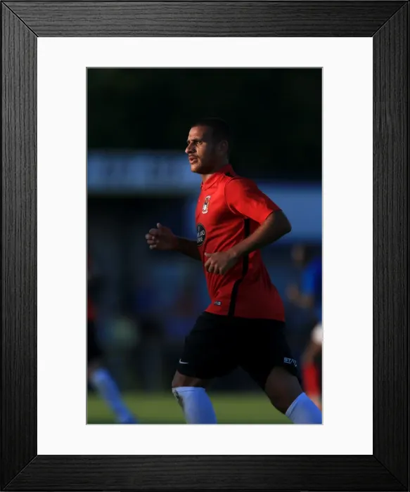 Framed Print : Marcus Tudgay in Action: Coventry City's Pre-Season Friendly against Portsmouth at Havant and Waterlooville Framed Print : Marcus Tudgay in Action: Coventry City's Pre-Season Friendly against Portsmouth at Havant and Waterlooville