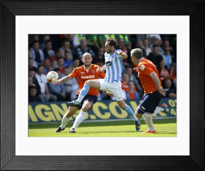 Framed Print : Scott Cuthbert vs. Jim O'Brien: A Pre-Season Rivalry at Kenilworth Road Framed Print : Scott Cuthbert vs. Jim O'Brien: A Pre-Season Rivalry at Kenilworth Road