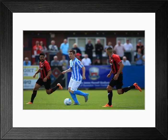 Framed Print : John Fleck Charges Forward: Coventry City vs. Oxford United Pre-Season Clash at Liberty Way Stadium Framed Print : John Fleck Charges Forward: Coventry City vs. Oxford United Pre-Season Clash at Liberty Way Stadium