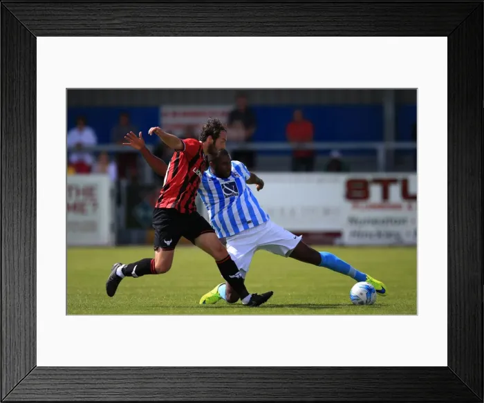 Framed Print : Pre Season Friendly - Coventry City v Oxford United - Liberty Way Stadium