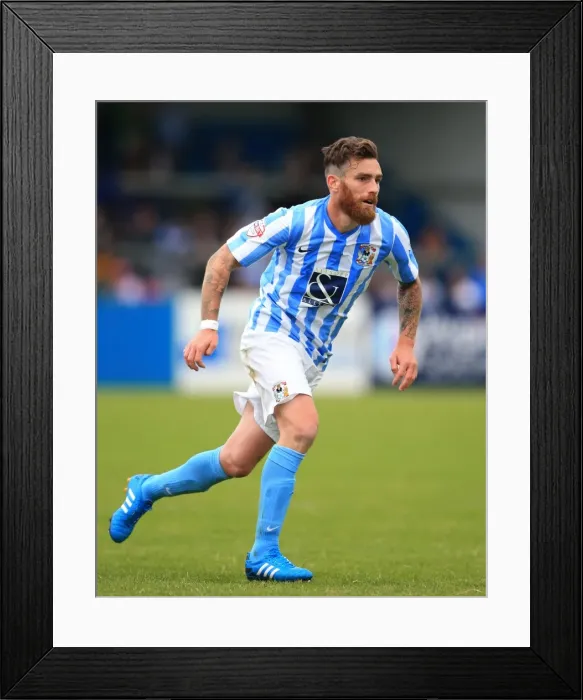 Framed Print : Coventry City vs Oxford United: Romain Vincelot at Liberty Way Stadium - Pre-Season Friendly
