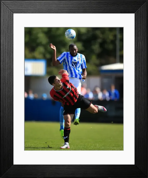 Framed Print : Reda Johnson's Powerful Header: Coventry City's Victory Over Oxford United (Pre-Season Friendly, Liberty Way Stadium) Framed Print : Reda Johnson's Powerful Header: Coventry City's Victory Over Oxford United (Pre-Season Friendly, Liberty Way Stadium)