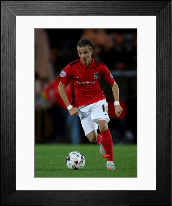 Framed Print : James Maddison in Action: Coventry City vs Rochdale - Capital One Cup First Round Framed Print : James Maddison in Action: Coventry City vs Rochdale - Capital One Cup First Round