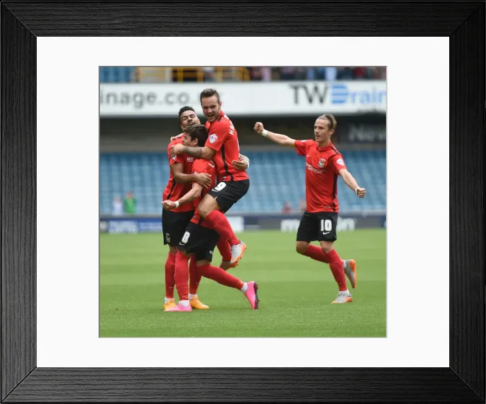 Framed Print : Ruben Lameiras Scores His Second: Millwall vs Coventry City (Sky Bet League One) Framed Print : Ruben Lameiras Scores His Second: Millwall vs Coventry City (Sky Bet League One)