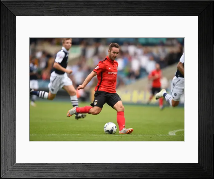 Framed Print : Coventry City's Adam Armstrong Scores Hat-Trick in Thrashing of Millwall (Sky Bet League One) Framed Print : Coventry City's Adam Armstrong Scores Hat-Trick in Thrashing of Millwall (Sky Bet League One)