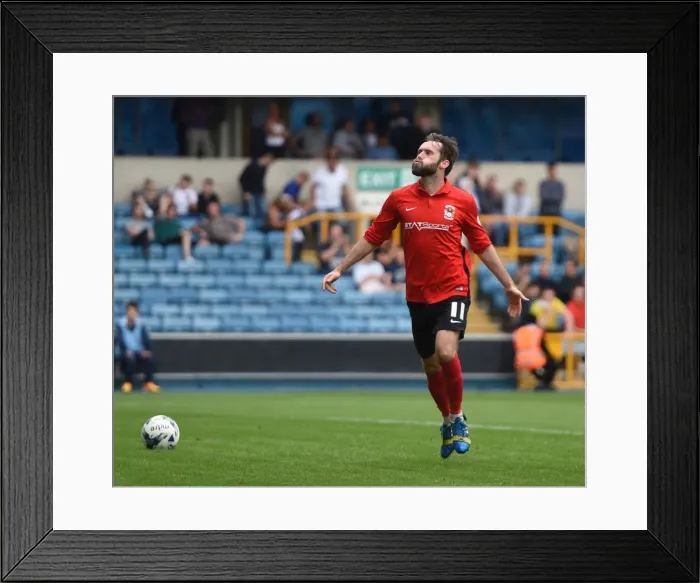 Framed Print : Jim O'Brien's Four-Goal Wonders: Coventry City's Thrilling Sky Bet League One Victory over Millwall Framed Print : Jim O'Brien's Four-Goal Wonders: Coventry City's Thrilling Sky Bet League One Victory over Millwall