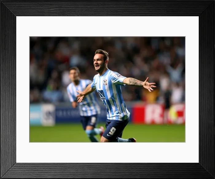 Framed Print : Adam Armstrong's Brace: Coventry City's Victory Over Crewe Alexandra in Sky Bet League One