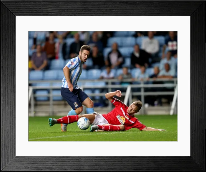 Framed Print : Intense Rivalry: Coventry City vs Crewe Alexandra - A Battle for Possession in Sky Bet League One Framed Print : Intense Rivalry: Coventry City vs Crewe Alexandra - A Battle for Possession in Sky Bet League One
