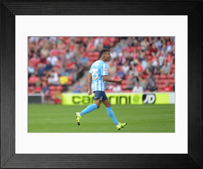 Framed Print : Jacob Murphy's Stunner: Coventry City Grabs the Lead over Walsall in Sky Bet League One