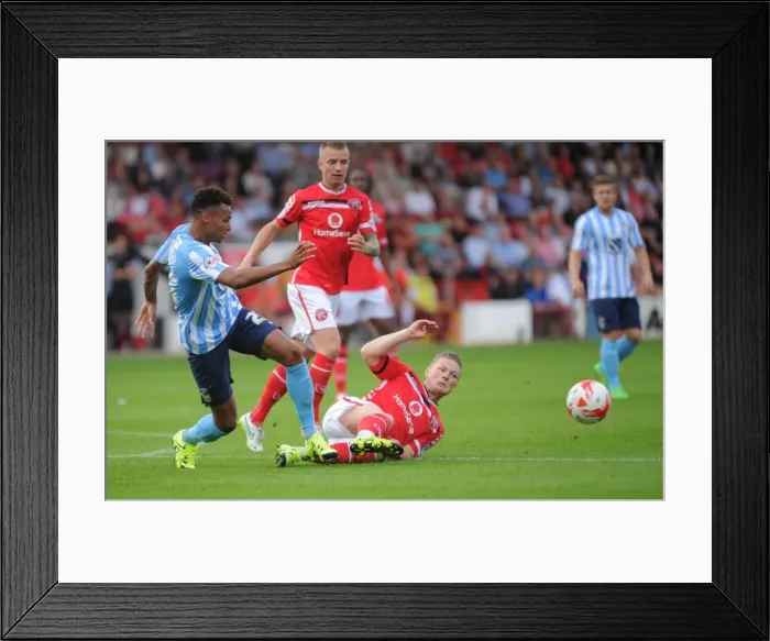 Framed Print : Intense Rivalry: Sam Mantom vs. Jacob Murphy in Walsall vs. Coventry City League One Clash Framed Print : Intense Rivalry: Sam Mantom vs. Jacob Murphy in Walsall vs. Coventry City League One Clash