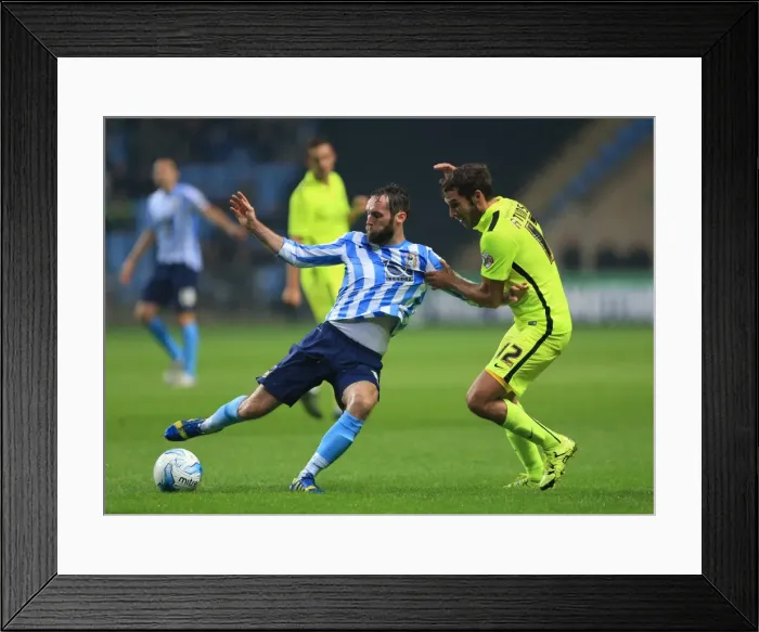 Framed Print : Intense Rivalry: Jim O'Brien vs. Will Atkinson - Battle for Supremacy in Coventry City vs. Southend United Framed Print : Intense Rivalry: Jim O'Brien vs. Will Atkinson - Battle for Supremacy in Coventry City vs. Southend United