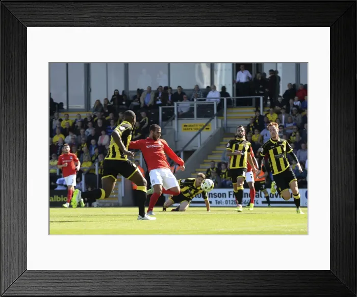 Framed Print : Marcus Tudgay Scores First Goal for Coventry City in Sky Bet League One Match against Burton Albion at Pirelli Stadium Framed Print : Marcus Tudgay Scores First Goal for Coventry City in Sky Bet League One Match against Burton Albion at Pirelli Stadium