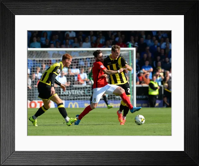 Framed Print : Clash of the Midfield: Timmy Thiele vs. Romain Vincelot Framed Print : Clash of the Midfield: Timmy Thiele vs. Romain Vincelot