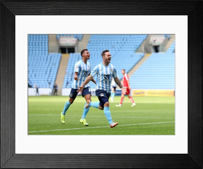 Framed Print : Adam Armstrong Scores First Goal for Coventry City in Sky Bet League One against Chesterfield Framed Print : Adam Armstrong Scores First Goal for Coventry City in Sky Bet League One against Chesterfield