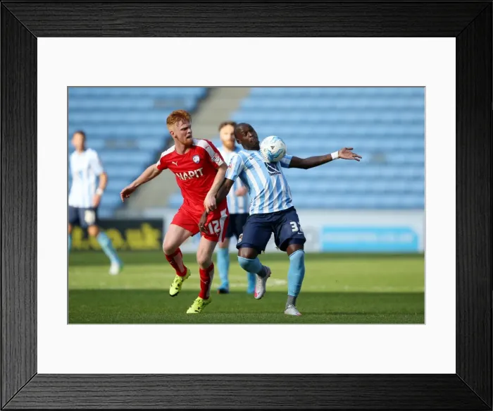 Framed Print : Fortune vs O'Neil: A Sky Bet League One Rivalry - Coventry City vs Chesterfield Framed Print : Fortune vs O'Neil: A Sky Bet League One Rivalry - Coventry City vs Chesterfield