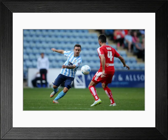 Framed Print : Adam Armstrong vs Chesterfield: Coventry City's Clash in Sky Bet League One