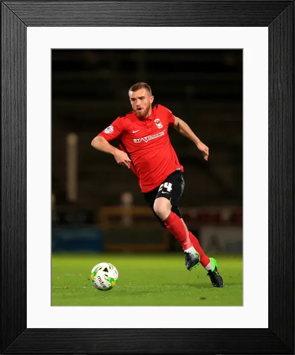 Framed Print : Ivor Lawton's Unyielding Display: Coventry City's Victory over Yeovil Town in the Johnstones Paint Trophy (Southern Section - Second Round - Huish Park) Framed Print : Ivor Lawton's Unyielding Display: Coventry City's Victory over Yeovil Town in the Johnstones Paint Trophy (Southern Section - Second Round - Huish Park)