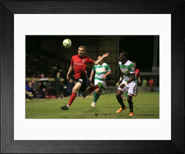 Framed Print : Chasing the Trophy: Ivor Lawton vs. Nathan Smith - Coventry City vs. Yeovil Town Framed Print : Chasing the Trophy: Ivor Lawton vs. Nathan Smith - Coventry City vs. Yeovil Town