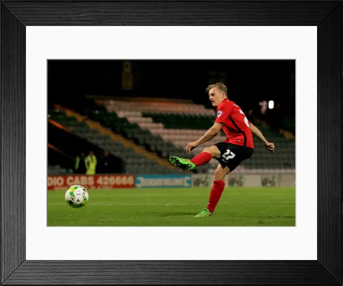 Framed Print : George Thomas Scores the Decisive Penalty: Coventry City Advances in Johnstones Paint Trophy against Yeovil Town Framed Print : George Thomas Scores the Decisive Penalty: Coventry City Advances in Johnstones Paint Trophy against Yeovil Town