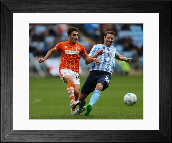 Framed Print : Clash of the Titans: Coventry City vs. Blackpool - Sky Bet League One (Ricoh Arena) Framed Print : Clash of the Titans: Coventry City vs. Blackpool - Sky Bet League One (Ricoh Arena)