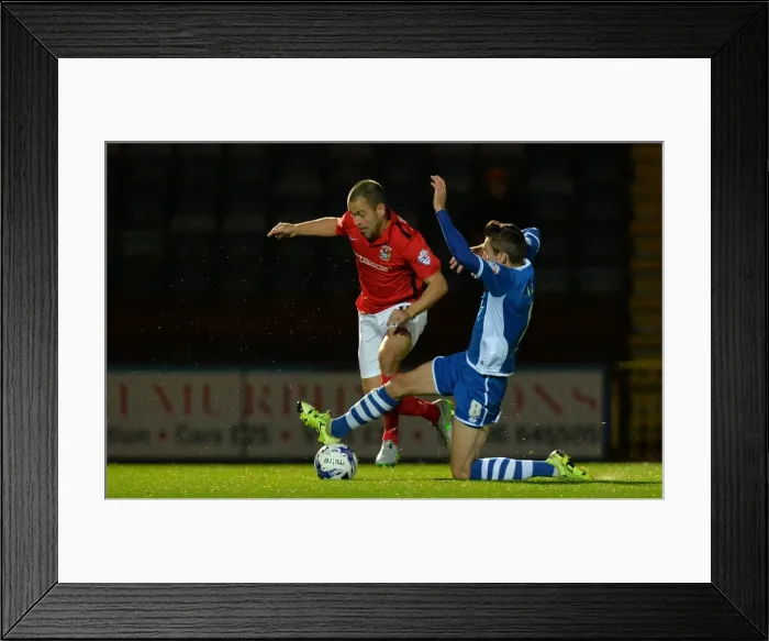 Framed Print : Sky Bet League One - Rochdale v Coventry City - Spotland Stadium Framed Print : Sky Bet League One - Rochdale v Coventry City - Spotland Stadium