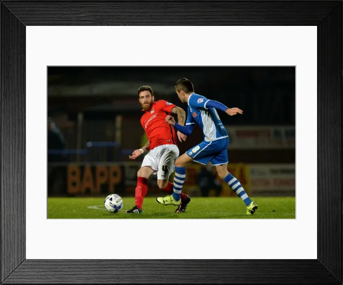 Framed Print : Intense Rivalry: Vincelot vs. Lund's Battle for Possession in Coventry City's Sky Bet League One Clash Framed Print : Intense Rivalry: Vincelot vs. Lund's Battle for Possession in Coventry City's Sky Bet League One Clash