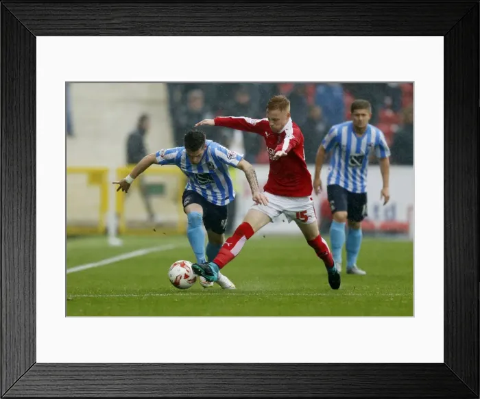 Framed Print : Clash of Wings: Brophy vs. Kent in Sky Bet League One - Swindon Town vs. Coventry City