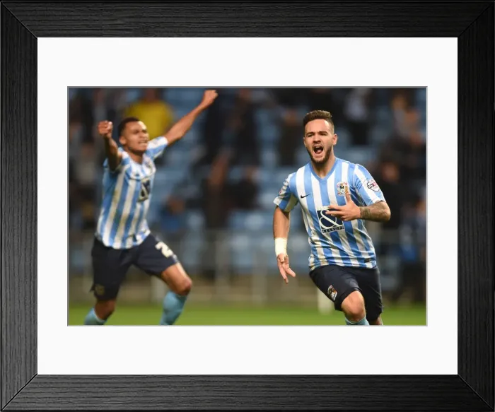 Framed Print : Dramatic Equalizer by Adam Armstrong: Coventry City Rescues a Draw against Peterborough United in Sky Bet League One Framed Print : Dramatic Equalizer by Adam Armstrong: Coventry City Rescues a Draw against Peterborough United in Sky Bet League One