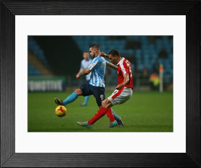 Framed Print : Clash at Ricoh Arena: Adam Armstrong vs Lewin Nyatanga - Coventry City vs Barnsley, Sky Bet League One Framed Print : Clash at Ricoh Arena: Adam Armstrong vs Lewin Nyatanga - Coventry City vs Barnsley, Sky Bet League One