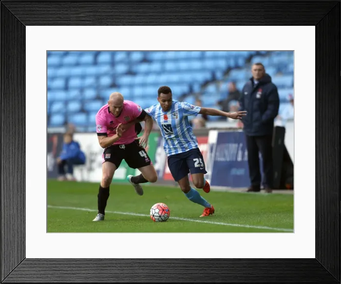 Framed Print : Emirates FA Cup - First Round - Coventry City v Northampton Town - Ricoh Arena Framed Print : Emirates FA Cup - First Round - Coventry City v Northampton Town - Ricoh Arena