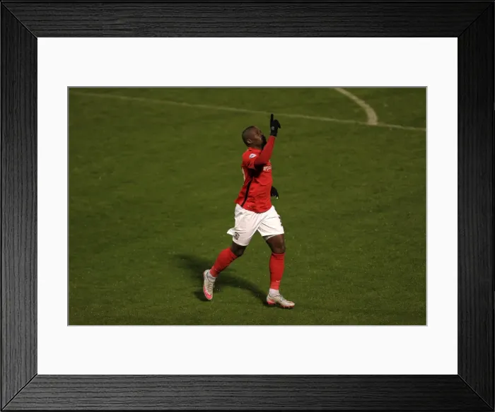 Framed Print : Marc Antoine-Fortune's Hat-Trick: Coventry City Clinches Sky Bet League One Win over Colchester United