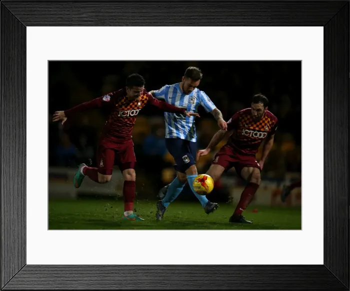 Framed Print : Battle for the Ball: Rory McArdle vs. Adam Armstrong - Sky Bet League One Clash Framed Print : Battle for the Ball: Rory McArdle vs. Adam Armstrong - Sky Bet League One Clash