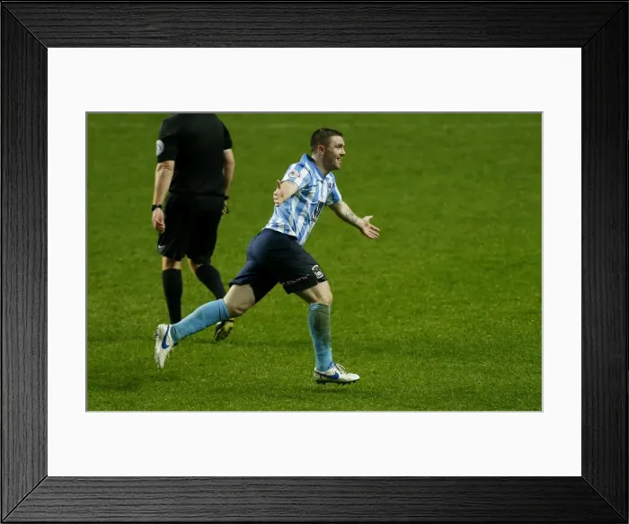 Framed Print : John Fleck Scores His Second Goal: Coventry City's Triumph Over Doncaster Rovers in Sky Bet League One (RICOH Arena)