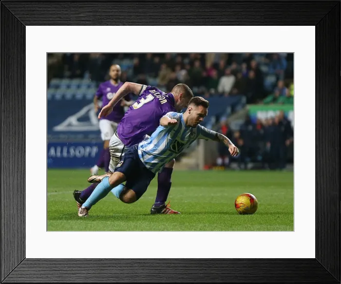 Framed Print : Clash of the Titans: Armstrong vs Dickinson at Ricoh Arena - Coventry City vs Port Vale, Sky Bet League One Framed Print : Clash of the Titans: Armstrong vs Dickinson at Ricoh Arena - Coventry City vs Port Vale, Sky Bet League One