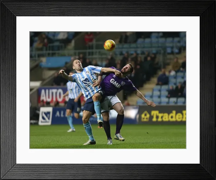 Framed Print : Joe Cole vs. Richard Duffy: A Riveting Rivalry Unfolds in Coventry City vs. Port Vale League One Clash at Ricoh Arena Framed Print : Joe Cole vs. Richard Duffy: A Riveting Rivalry Unfolds in Coventry City vs. Port Vale League One Clash at Ricoh Arena
