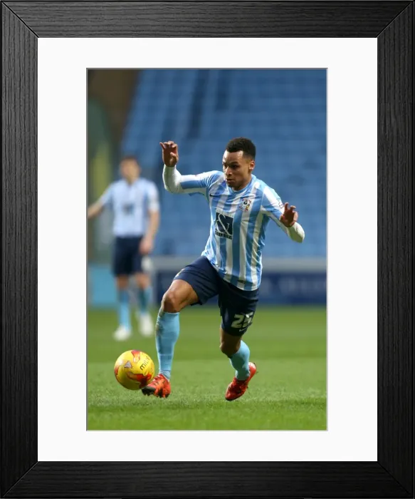 Framed Print : Jacob Murphy in Action: Coventry City vs Port Vale, Sky Bet League One, Ricoh Arena Framed Print : Jacob Murphy in Action: Coventry City vs Port Vale, Sky Bet League One, Ricoh Arena