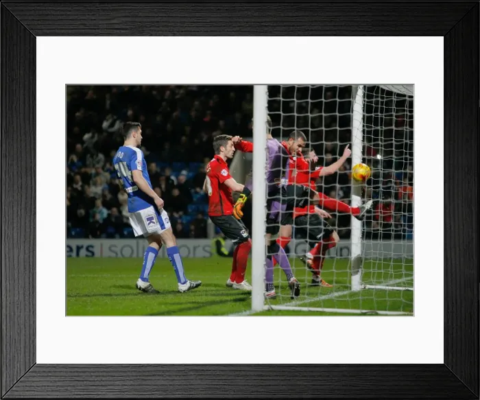 Framed Print : James Maddison's Free-Kick Stunner: Coventry City's Dramatic Equalizer at Proact Stadium vs Chesterfield (Sky Bet League One) Framed Print : James Maddison's Free-Kick Stunner: Coventry City's Dramatic Equalizer at Proact Stadium vs Chesterfield (Sky Bet League One)