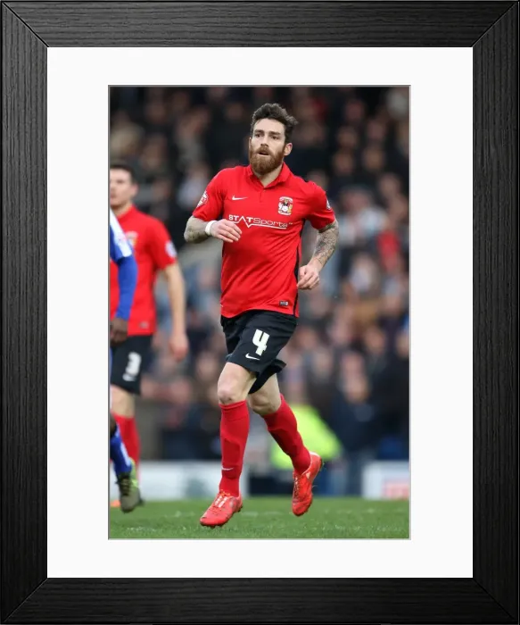 Framed Print : Romain Vincelot in Action: Coventry City vs Chesterfield, Sky Bet League One, Proact Stadium Framed Print : Romain Vincelot in Action: Coventry City vs Chesterfield, Sky Bet League One, Proact Stadium