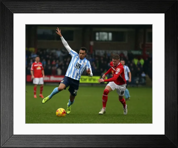 Framed Print : Battle for the Ball: King vs. Murphy in Sky Bet League One Clash - Crewe Alexandra vs. Coventry City Framed Print : Battle for the Ball: King vs. Murphy in Sky Bet League One Clash - Crewe Alexandra vs. Coventry City