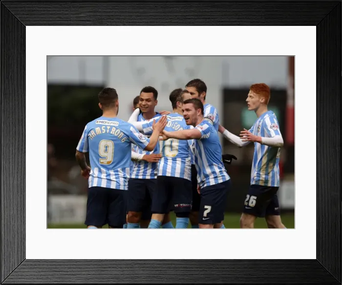 Framed Print : Jacob Murphy Scores the Second Goal: Coventry City Secures Sky Bet League One Victory over Crewe Alexandra Framed Print : Jacob Murphy Scores the Second Goal: Coventry City Secures Sky Bet League One Victory over Crewe Alexandra