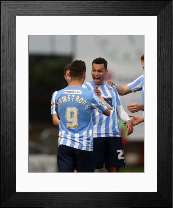 Framed Print : Jacob Murphy's Brace: Coventry City's Victory over Crewe Alexandra in Sky Bet League One