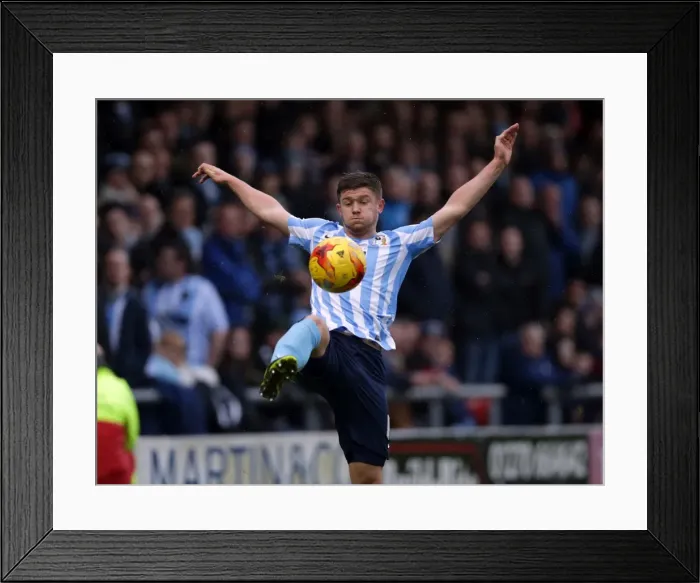 Framed Print : Coventry Citys Aaron Phillips in action Framed Print : Coventry Citys Aaron Phillips in action