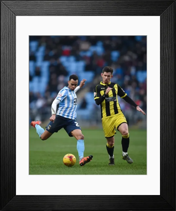 Framed Print : Jacob Murphy vs Calum Butcher: Intense Rivalry in Coventry City vs Burton Albion Sky Bet League One Clash at Ricoh Arena Framed Print : Jacob Murphy vs Calum Butcher: Intense Rivalry in Coventry City vs Burton Albion Sky Bet League One Clash at Ricoh Arena
