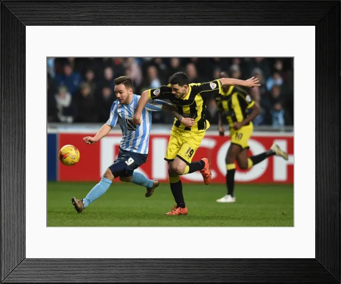 Framed Print : Showdown at Ricoh Arena: O'Connor vs. Armstrong - Coventry City vs. Burton Albion in Sky Bet League One Framed Print : Showdown at Ricoh Arena: O'Connor vs. Armstrong - Coventry City vs. Burton Albion in Sky Bet League One