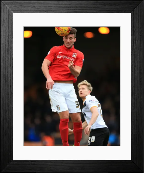 Framed Print : Billy Cargill: Heading for Victory - Coventry City vs Port Vale (Sky Bet League One) Framed Print : Billy Cargill: Heading for Victory - Coventry City vs Port Vale (Sky Bet League One)