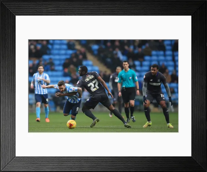 Framed Print : Clash at Ricoh Arena: Adam Armstrong vs. Nathan Cameron, Sky Bet League One Showdown Framed Print : Clash at Ricoh Arena: Adam Armstrong vs. Nathan Cameron, Sky Bet League One Showdown
