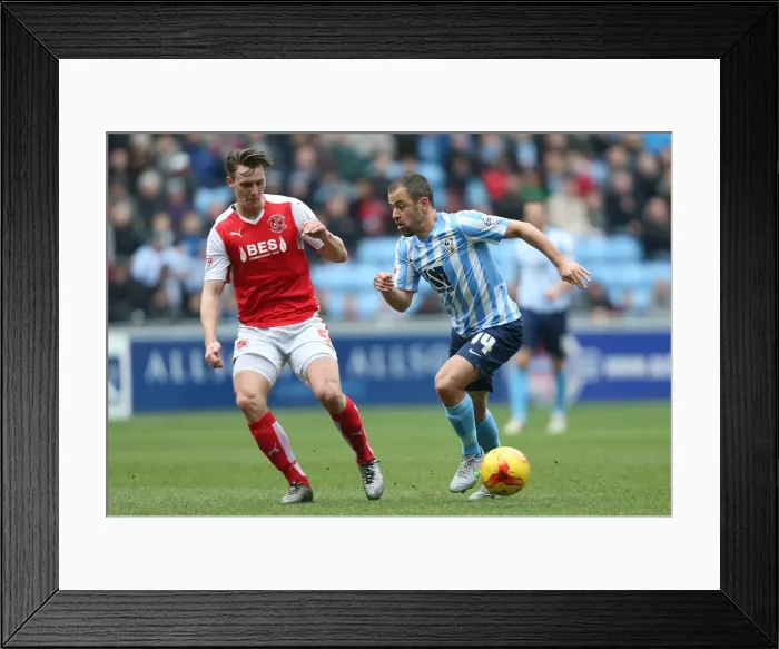 Framed Print : Sky Bet League One Showdown: Coventry City vs Fleetwood Town at Ricoh Arena Framed Print : Sky Bet League One Showdown: Coventry City vs Fleetwood Town at Ricoh Arena
