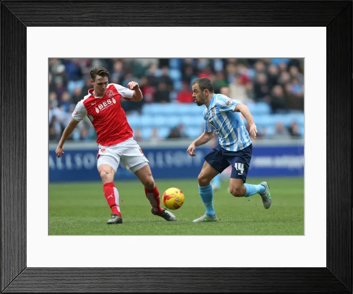 Framed Print : Sky Bet League One Showdown: Coventry City vs Fleetwood Town at Ricoh Arena