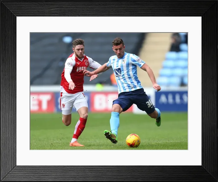 Framed Print : Sky Bet League One Showdown: Coventry City vs Fleetwood Town at Ricoh Arena