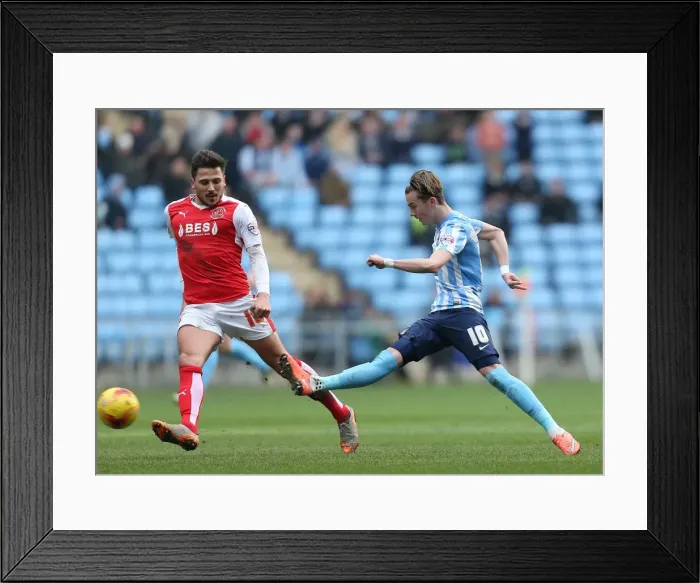 Framed Print : Sky Bet League One Showdown: Coventry City vs Fleetwood Town at Ricoh Arena